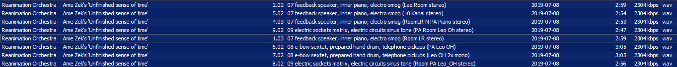 2023-12-14 Ame Zek's 'Unfinished sense of time' (Mix und Remix 2)